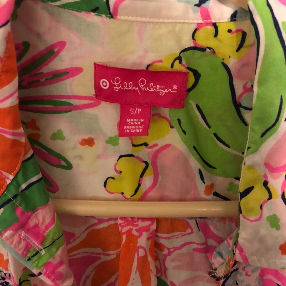 Lily Pulitzer for target button down shirt